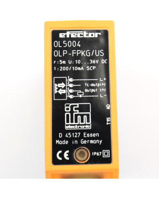 ifm Reflexlichtschranke OL5004 OLP-FPKG/US-100 OVP