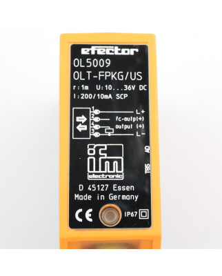ifm Reflexlichttaster OL5009 OLT-FPKG/US-100 OVP