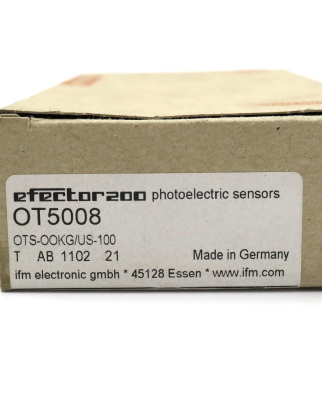 ifm efector 200 Einweglichtschranke OT5008 OTS-OOKG/US-100 OVP