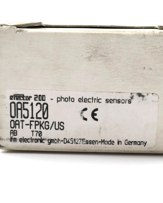 ifm efector 200 Reflexlichttaster OA5120 OAT-FPKG/US OVP
