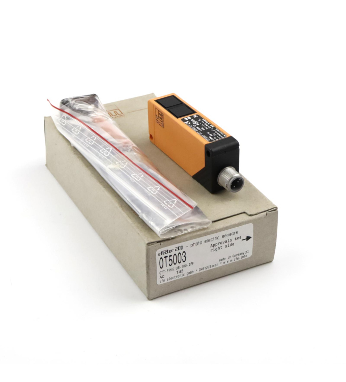 ifm electronic Reflexlichttaster OT5003 OTT-FPKG/US-100-IPF OVP