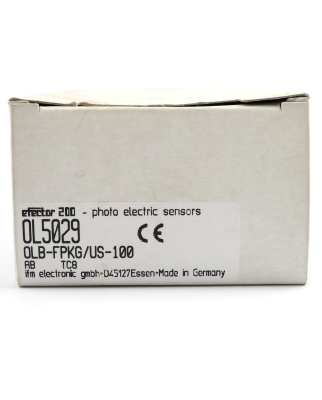 ifm Reflexlichttaster OL5029 OLB-FPKG/US-100 OVP