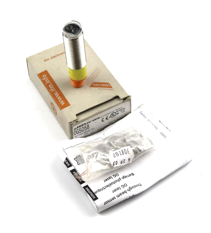 ifm efector 200 Einweglichtschranke OG5058 OGELFPKG/V4A/US-100 OVP