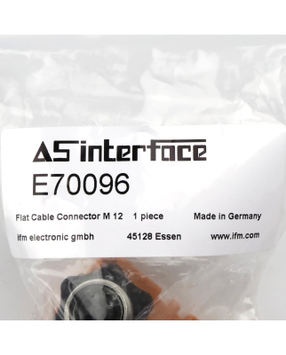 ifm AS-Interface Flachkabelabgriff E70096 (2Stk) OVP