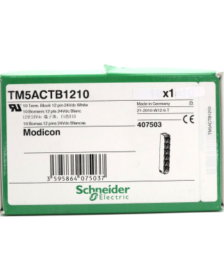 Schneider Electric Klemmenleiste TM5ACTB1210 (10Stk.) OVP