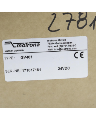 Motrona Impulsverteiler GV461 24VDC OVP