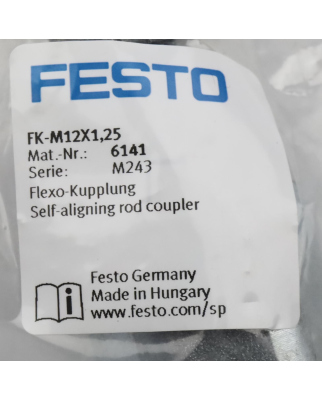 Festo Flexo-Kupplung FK-M12X1,25 6141 OVP