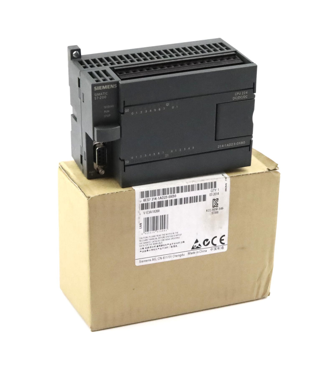 Simatic S7-200 CPU224 6ES7 214-1AD23-0XB0 FS:05/FW:V2.0.1 OVP