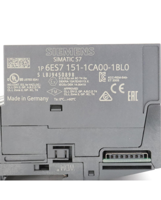 Simatic S7 IM151-1 6ES7 151-1CA00-1BL0 GEB
