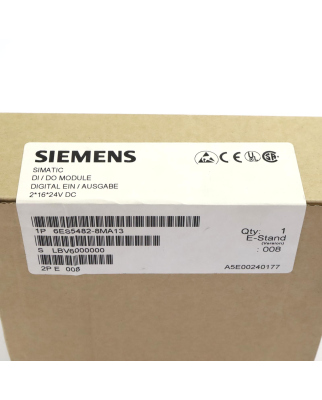 Simatic S5 DI/DO 482 6ES5 482-8MA13 E-Stand:08 SIE