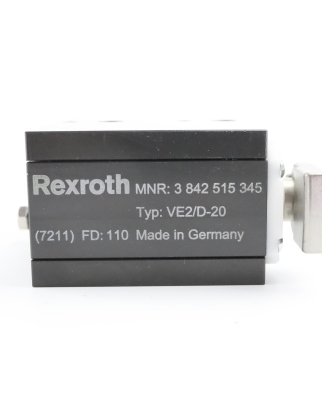 Rexroth Vereinzeler VE 2/D-20 3842515345 OVP