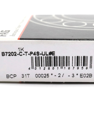 FAG Kugellager Spindellager B7202-C-T-P4S-UL OVP
