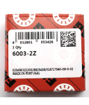 FAG Kugellager Rillenkugellager 6003-2Z (6Stk.) OVP