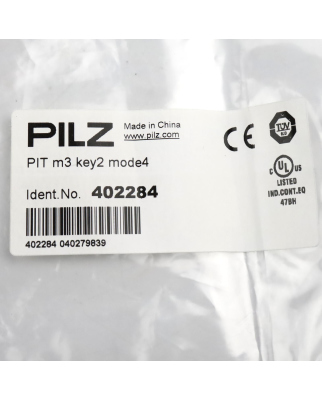 Pilz Transponder-Schlüssel PIT m3 key2 mode 4 402284...