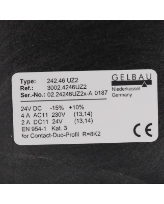 GELBAU Widerstandsauswerter 242.46UZ2 3002.4246UZ2 OVP