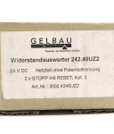 GELBAU Widerstandsauswerter 242.46UZ2 3002.4246UZ2 OVP