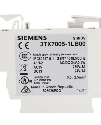 Siemens Ausgangskoppelglied 3TX7005-1LB00 NOV
