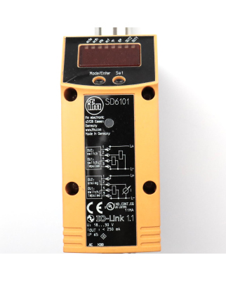 ifm Durchflussmessgerät SD6101 SDN12DGXFPKG/US-100 OVP