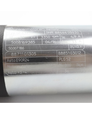 Dunkermotoren DC-Getriebemotor GR63X55 + PLG52 i=36:1 NOV