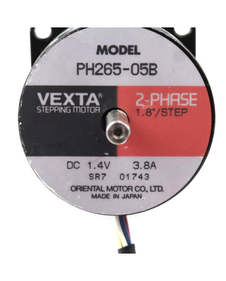ORIENTAL MOTOR Vexta Schrittmotor PH265-05B GEB