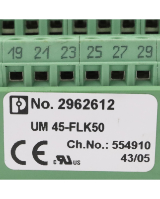 Phoenix Contact Übergabemodul UM 45-FLK50 2962612 GEB