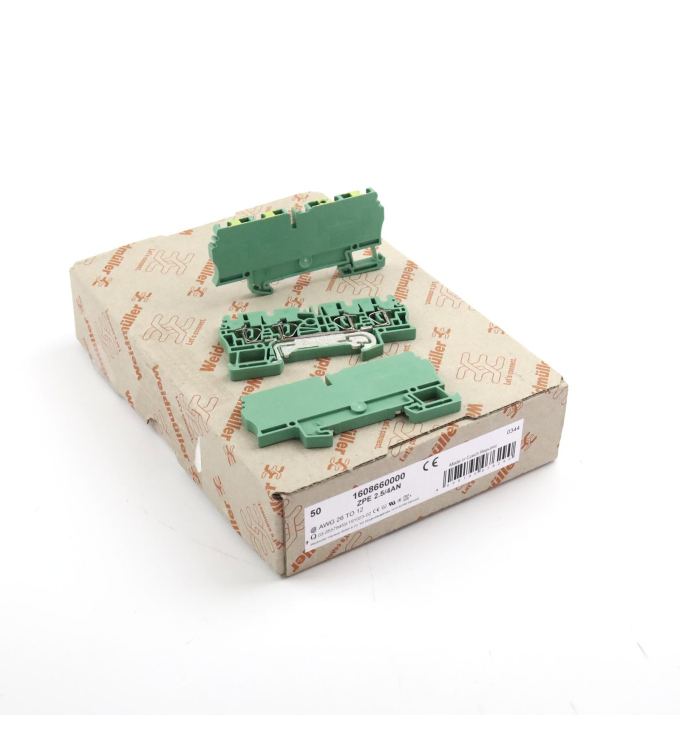 Weidmüller Z-Reihenklemme ZPE 2.5/4AN 1608660000 (50Stk.) OVP