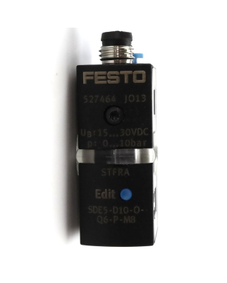 Festo Drucksensor SDE5-D10-O-Q6-P-M8 527464 OVP