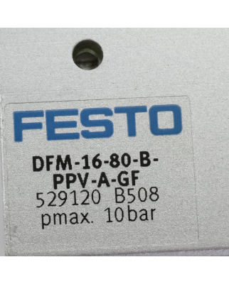 Festo Führungszylinder DFM-16-80-B-PPV-A-GF 529120 NOV