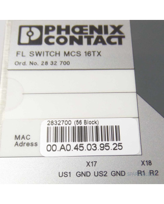 Phoenix Contact FL Switch MCS16TX 2832700 NOV