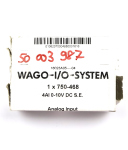 WAGO Analog Eingangsklemme 750-468 OVP