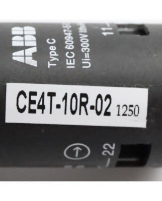 ABB Not-Aus-Taster CE4T-10R-02 1SFA619550R1051 GEB