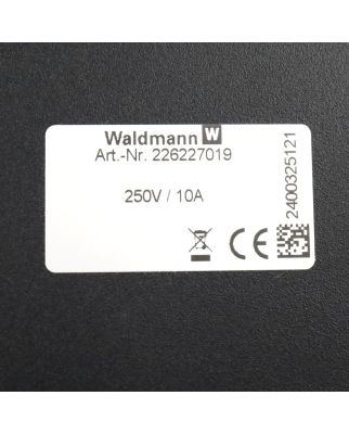 Waldmann Externes Bedienteil 226227019 NOV
