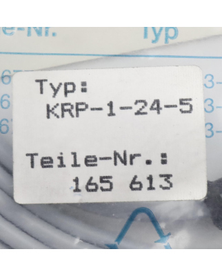 Festo Anschlussleitung KRP-1-24-5 165613 OVP