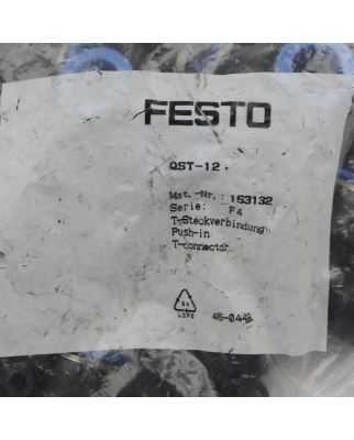 Festo T-Steckverbindung QST-12 153132 (10Stk.) OVP