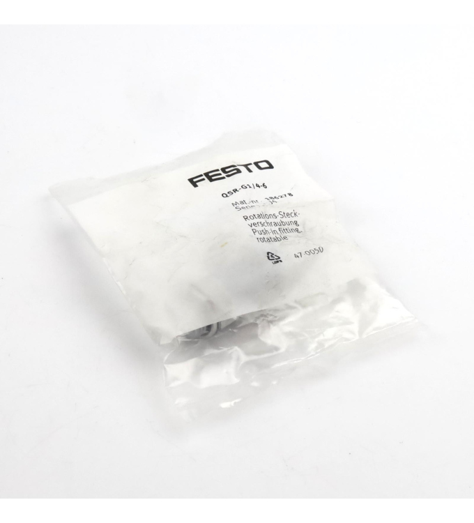 Festo Rotations-Steckverschraubung QSR-G1/4-6 186278 OVP