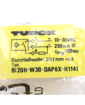 Turck Induktiver Sensor BI20R-W30-DAP6X-H1141 14042 OVP