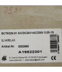 E.Dold & Söhne KG Blinkrelais BC7932N.81 0052668 OVP