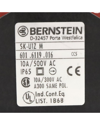 Bernstein Sicherheitsschalter SK-U1Z M 6016119016 NOV