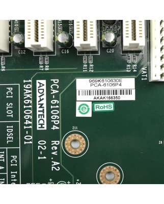 ADVANTECH Backplane PCA-6106P4 NOV