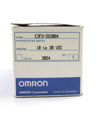 Omron Fotoelektrischer Sensor E3F2-DS30B4 OVP