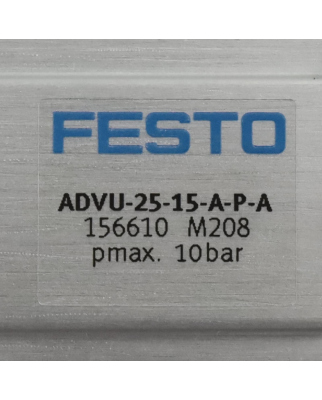 Festo Kompaktzylinder ADVU-25-15-A-P-A 156610 NOV