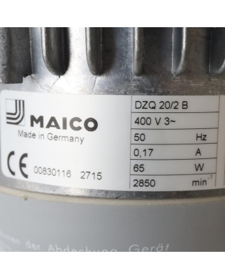 Maico Axial-Wandventilator DZQ 20/2 B 0083.0116 400V OVP