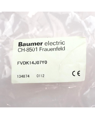 Baumer electric Lichtleitgerät FVDK 14J07Y0 OVP