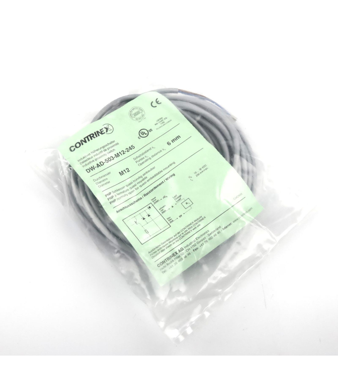 CONTRINEX Induktiver Näherungsschalter DW-AD-503-M12-245 OVP