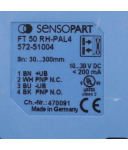 SENSOPART Reflexionslichttaster FT 50 RH-PAL4 572-51004 NOV