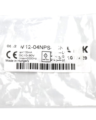 Sick induktiver Näherungssensor IM12-04NPS-ZCK 1017429 OVP