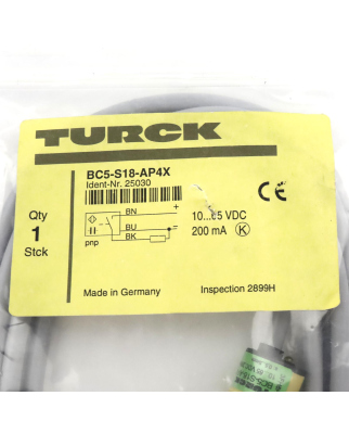 Turck Kapazitiver Sensor BC5-S18-AP4X 25030 OVP