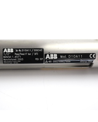 ABB Glaskonus-Durchflussmesser D10A11 NOV
