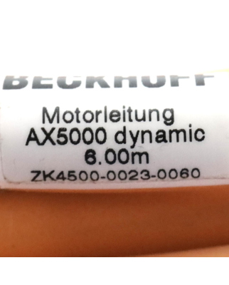 Beckhoff Motorleitung AX5000 dynamic ZK4500-0023-0060 6m NOV