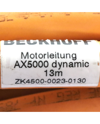 Beckhoff Motorleitung AX5000 dynamic ZK4500-0023-0130 13m NOV